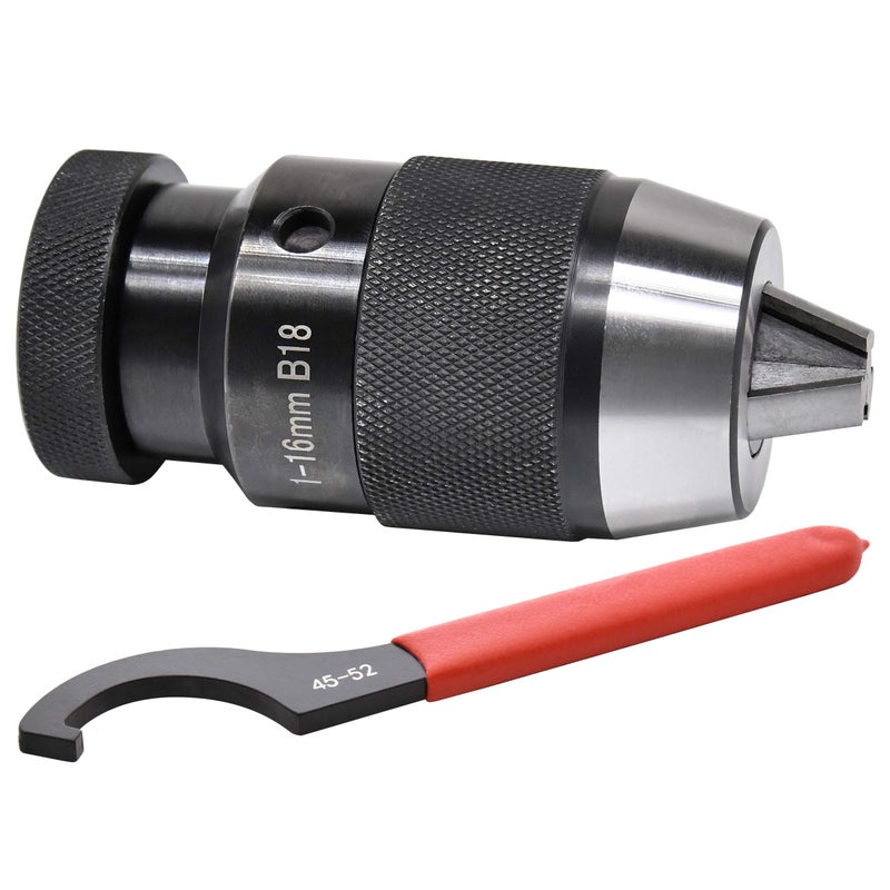 Earl Diamond Super Heavy Duty 1/32"-5/8" Drill Chuck with R8 Shank Adapter Precision Integrated Keyless Drill Chuck (B18) - Image 2